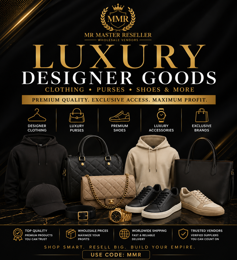 Luxury Designer Goods Vendor List - Clothing, Purses & Shoes